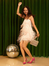 Polyester Beige Fringe Bodycon Women Dress